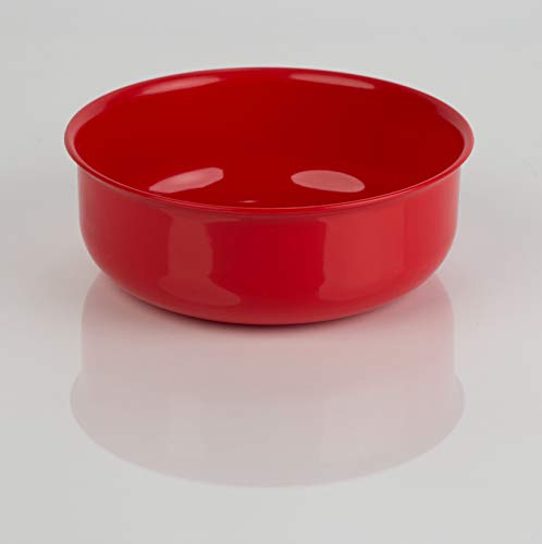 Kimmel Schüssel Schale Müsli Suppe Kunststoff Plastik Mehrweg bruchsicher stapelbar 17 cm, Rot