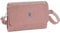dressforfun 900648 Damen Trachten Handtasche Edelweißkönigin, Schicke Trachtenhandtasche in Wildlederoptik (Rosa | Nr. 303252)