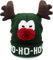 JAP Weihnachtsmütze - Rudolf mit Geweih - Beanie - Wintermütze mit Pompom - Unisex - Grün