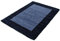 Ayyildiz Designer Hochflor Teppich, Langflor Shaggy Teppich 2 farbig Bordüre Muster, Läufer Teppich, Pflegeleicht, Wohnzimmerteppich, Größe:240 x 340 cm, Farbe:Marineblau