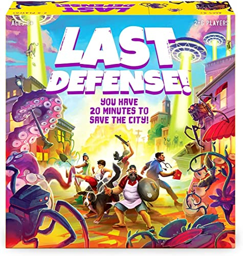 Funko Games Funko Board Signature Last Defense Game - Light Strategy Board Game For Children & Adults (Ages 10+) - 2-4 Players - Vinyl-Sammelfigur - Geschenkidee