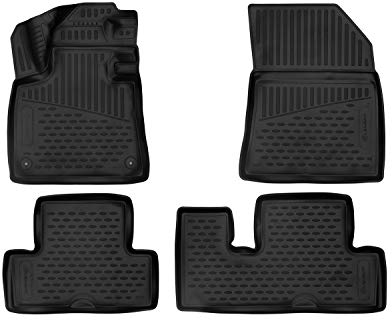Element Gummimatten Passgenaue Fußmatte Citroen C4 Grand Spacetourer 2018-4tlg