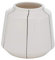 CasaJame Keramikvase, Moderne Vase schwarz-weiß gestreift, Wohnzimmer Dekoration, H12cm D13cm, stilvolles Design, Vase für Blumen, minimalistische Inneneinrichtung