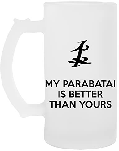 My Parabatai Is Better Than Yours Glas Bier Becher Tasse Glass Beer Mug Cup