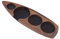 Tamper-Station, Basis Holz Kaffee Tamper Halter Kaffee Tamper Mattenständer Holzsockel für Cafés Restaurants Bars Haushaltsküchen (Walnuss groß für 58mm/2.3in)