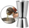 25/50ml Acciaio Cocktail Shaker Doppio Misurino di Misurazione Colpo Jigger Bar Strumenti Da Cucina Mixer Bere Tazza Spirito