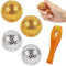 Scettar 4 Stück Massageball Igelball, magnetic balls,Massageball mit Fingerrollmassagegerät,igelball fußmassage,Skills Igelball für Stress Relief oder Massage，32 mm Durchmesser