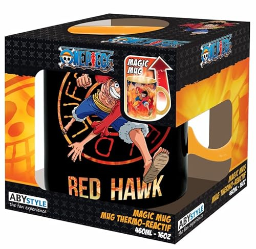 ABYSTYLE - One Piece - Tazza Heat Change 460 ml Luffy & Sabo, ABYMUGA445