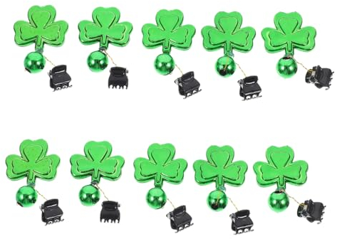 Zerodeko 20 STK Bart Dekoration Patrick s Day kleeblattverzierung Bart Weihnachtsschmuck Partyzubehör Bart Haarschmuck Gesichtshaarkugeln Blitz Partybedarf Gläser schmücken