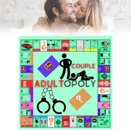 Brettspiel für Paare, Ideen für eine Verabredung, romantischer Spieleabend für erwachsene Paare, Schlafzimmerspiele für Paare, Pärchenspiele für eine Verabredung, Steigerung der Intimität