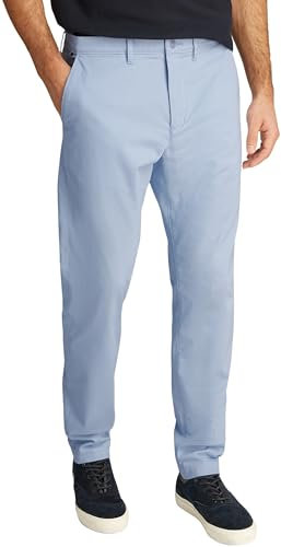 Tommy Hilfiger Herren Chino Hose Harlem Tapered Fit, Blau (Breezy Blue), 34W/38L