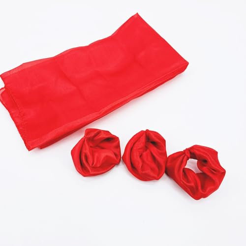 Best Ever Knots Off Silk Magic Tricks Knoten auf Seide Slide Off Löcher Erscheinend Lustiges Magisches Zubehör Nahaufnahme Illusionen Gimmciks Comedy Mentalismus Requisiten