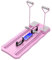 HHGDS 5 in 1 Faltbares rosa Pilates Reformer Board für Zuhause Core Training Ab Trainer Mehrzweck
