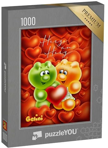 puzzleYOU: Puzzle 1000 Teile „Gelini Herz“