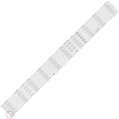 MAKAZHZZRM Striscia di retroilluminazione a LED Adatta for Kivi 43UK30G 43UR50GU 43FK30G Doffler 43DF49-T2 LED43D10A-01(A) LED43D10B-01(A) LED43D10 LED43D10B