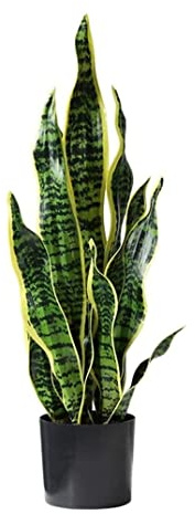 IWENZHKPA Künstlicher Baum 25,9-Zoll-Sansevieria-künstlicher Baum Mit Pflanzgefäß, Modernes Dekor, Künstliche Pflanze, Gefälschter Baum Für Büro-Gartenhaus Kunstbaum Indoor(B)