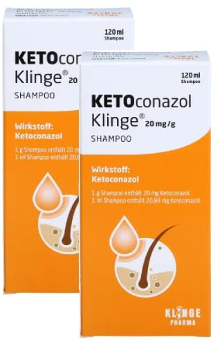 Shampoo, Behandlung und Vorbeugung von Kopfschuppen und seborrhoischer Dermatitis, wirksam gegen Juckreiz, Mit Dexpanthenol als pflegendem Hilfsstoff, dauerhaft anwendbar. 2x120ml
