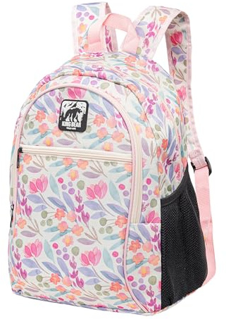 King Bear WL | Kinder Schulrucksack für Jungen Mädchen | 20 L Volumen | 3 Fächer für Grundschule & Weiterführende Schule | Wasserabweisend | Tagesrucksack
