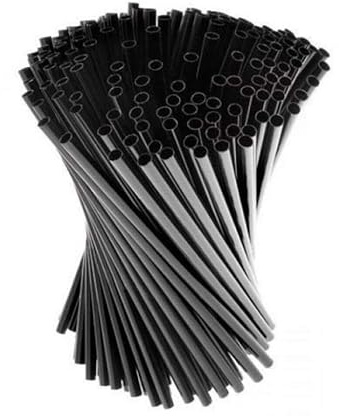 Cannucce in Plastica, 21 cm, Diametro 6,5-7 cm, per Succhi, Bevande e Cocktail