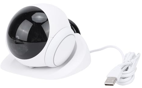 Halearo Movable Pet Camera, Battery Powered 2 Way Talk Motion Detection Video Recording Indoor Cam Mobile Surveillance Robot
