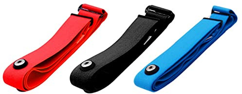 Ehwisbe 3 StüCk für Frequenz Brust Gurt Verstellbarer Elastischer Gurt für Sports Kabellos Monitor Frequenz Gurt A
