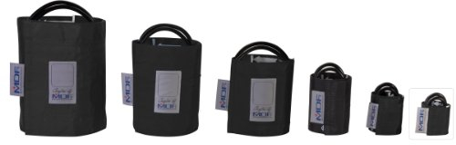 MDF® Latex-Free Newborn-Neonatal Replacement Blood Pressure Monitor Cuff - Double Tube (MDF2010400) (Black (NoirNoir))