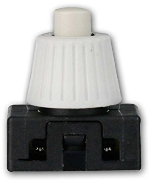 5 Druckschalter 1-polig EIN/AUS 230V/2A weiß