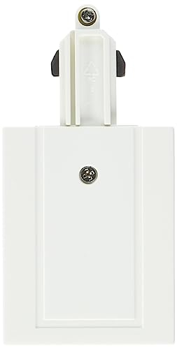 SLV Einspeiser für 1-Phasen HV-Stromschiene Einbauversion, Erde rechts, weiß 143241