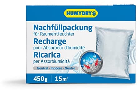 Recambio Universal antihumedad 450g para desumidificadores Humydry