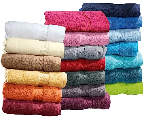 Erwin Müller Handtuch Friedrichshafen 100% Baumwolle gelb Größe 50x80 cm - Premium-Qualität, unvergleichlich saugfähig, hautsympathisch, formstabil (weitere Farben)