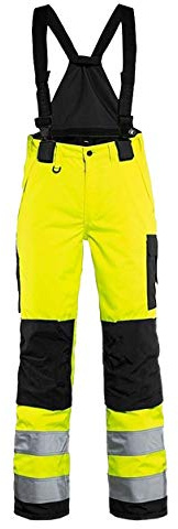 Blaklader 78851977 DAMEN-HOCHVISKOSE-WINTERHOSE, gelb/ schwarz, grootte C38