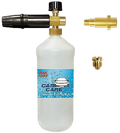 BEAR FORCE Buse en Mousse pour Nettoyeur Haute Pression avec Embouts de 1,25 et 1,10 mm, Compatible avec Les nettoyeurs Haute Pression Karcher série K