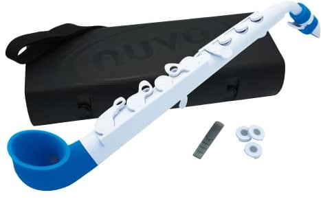 NUVO jSax 2.0, weiß-blau, Standard Set