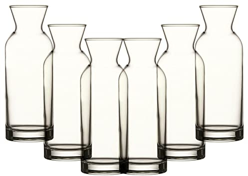 6 carafes en verre Village de 0,5 l