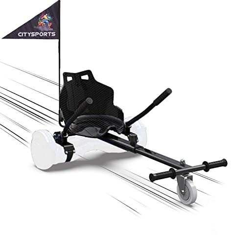 MARKBOARD Hoverkart Sitzscooter Gokart, Hovergokart for Hoverboards, Sitz für Hoverboards, Kompatibel mit 6,5zoll 8,5zoll und 10 Zoll