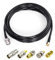 Superbat Câble SMA BNC 5m SMA Mâle à BNC Mâle RG58 Câble Antenne TV avec Kit de 5 Adaptateurs SMA vers BNC 50Ohm pour Antennes Réseau Sans Fil WiFi Radio Antenne Externe