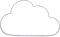 Rayher 24125000 Draht Wolke, 30 x 17,5 cm, Wolke aus Metalldraht, Drahtwolke, Form zum Umwickeln, Basteln, Dekorieren, Silber