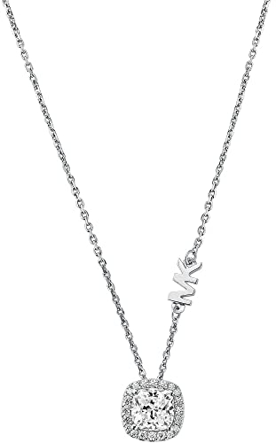 Michael Kors MKC1407AN040 Damen Collier Silber 925 Silber weiß Zirkonia 45 cm