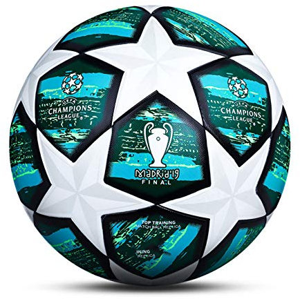 LDLXDR Ballons Match Football- Ballon d'entraînement Toutes Les Tailles 5 4 Match Officiel Adultes Junior Football Futsal,NO-4,4