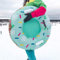 31 Luge Bouée Gonflable pour Les Enfants et Les Adultes, Heavy Duty Gonflable Toboggan avec Poignées,Anti-Rayures, Résistant au Gel Idéal pour Les Loisirs d'hiver en Plein Air
