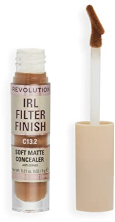 Makeup Revolution, IRL Concealer Filter Finish, mittlere oder vollständige Abdeckung, C10.5, 6g