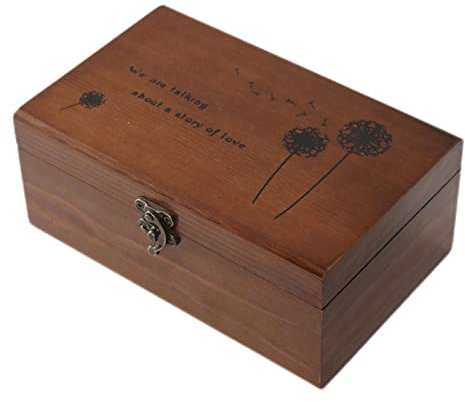 rockible Kompakter Nähkasten aus Holz, Organizer, Zubehör, Zubehör, DIY-Aufbewahrungskoffer, praktischer Behälter für Reisen, Geschenk, Anfänger,