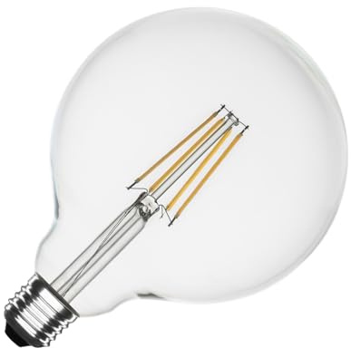 LEDKIA LED-Glühbirne Filament E27 8W 1055 lm Dimmbar G125 No Flicker 4000K