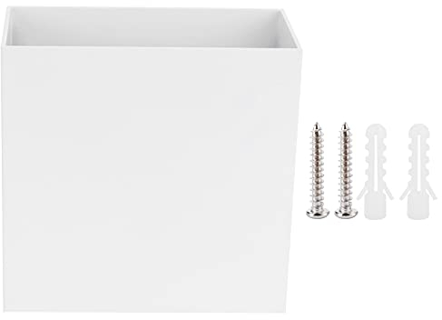 TOPINCN LED-Wandleuchte, Moderne Wandleuchten, Quadratische LED-Wandleuchte, 7 W, Innenlampe für Schlafzimmer, Wohnzimmer, Flur, Dekoration, Innen- und Außen-LED-Wandleuchte, (Weißes,