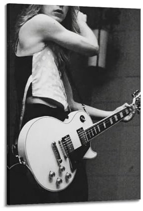 MHEGSNGA Randy Rhoads Poster, Vintage-Kunst, Raumdekoration, ästhetische Schlafzimmerdekoration, Leinwandposter für Schlafzimmer, 20 x 30 cm, Rahmenstil