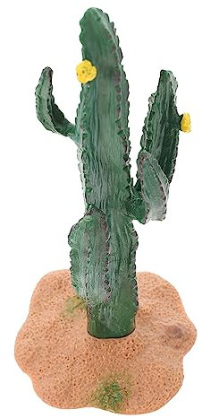 CAXUSD Simulated Cactus Shape Resin Landscaping Ornament for Indoor and Outdoor Garden Decor