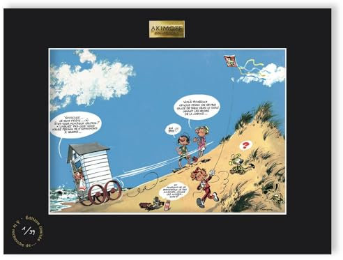 Poster aus der Kollektion Akimoff Franquin Gaston Lagaffe, EH BEN (40 x 30 cm)
