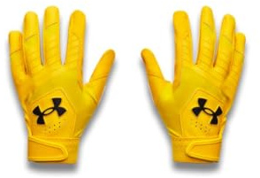 Under Armour Boys Youth Baseball Gloves (790) Campus Gold/Campus Gold/Black, Small