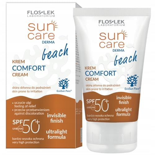 Floslek Sun Care Derma Comfort Sonnencreme Für Gesicht und Körper 50+