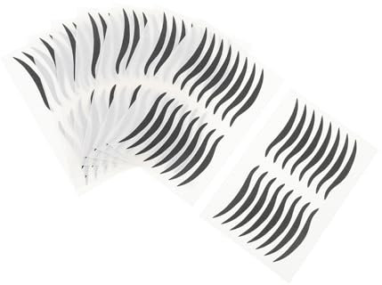 Healvian Atemberaubende Schwarze Eyeliner-aufkleber 80 Paar Augen-make-up-aufkleber Doppelklebeband Sofort Reichhaltig Und